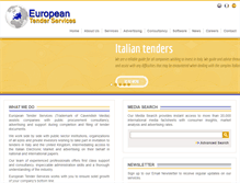 Tablet Screenshot of europeantenderservices.co.uk